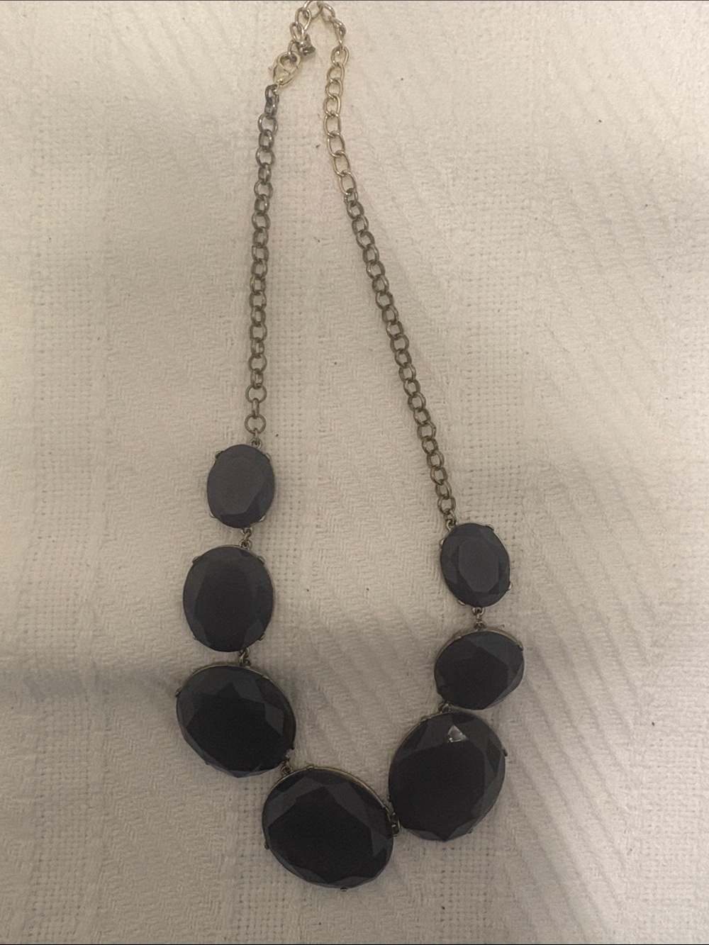 Navy Statement Necklace - Women Jewelry